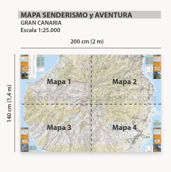 Mapa de Gran Canaria para Senderismo - Imagen 8