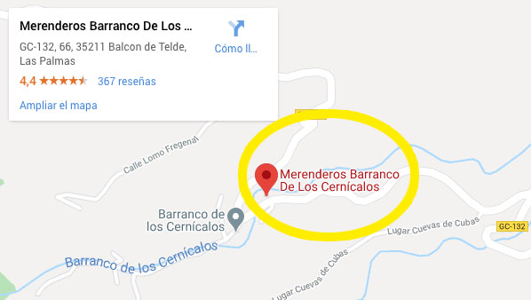 como llegar barranco cernícalos