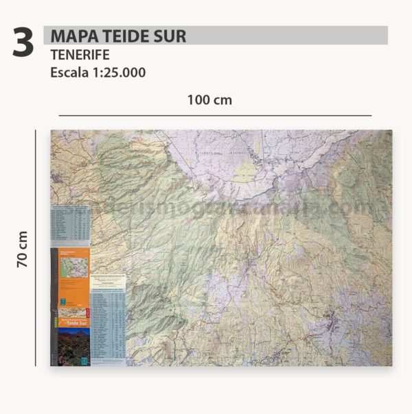 mapa de tenerife senderismo